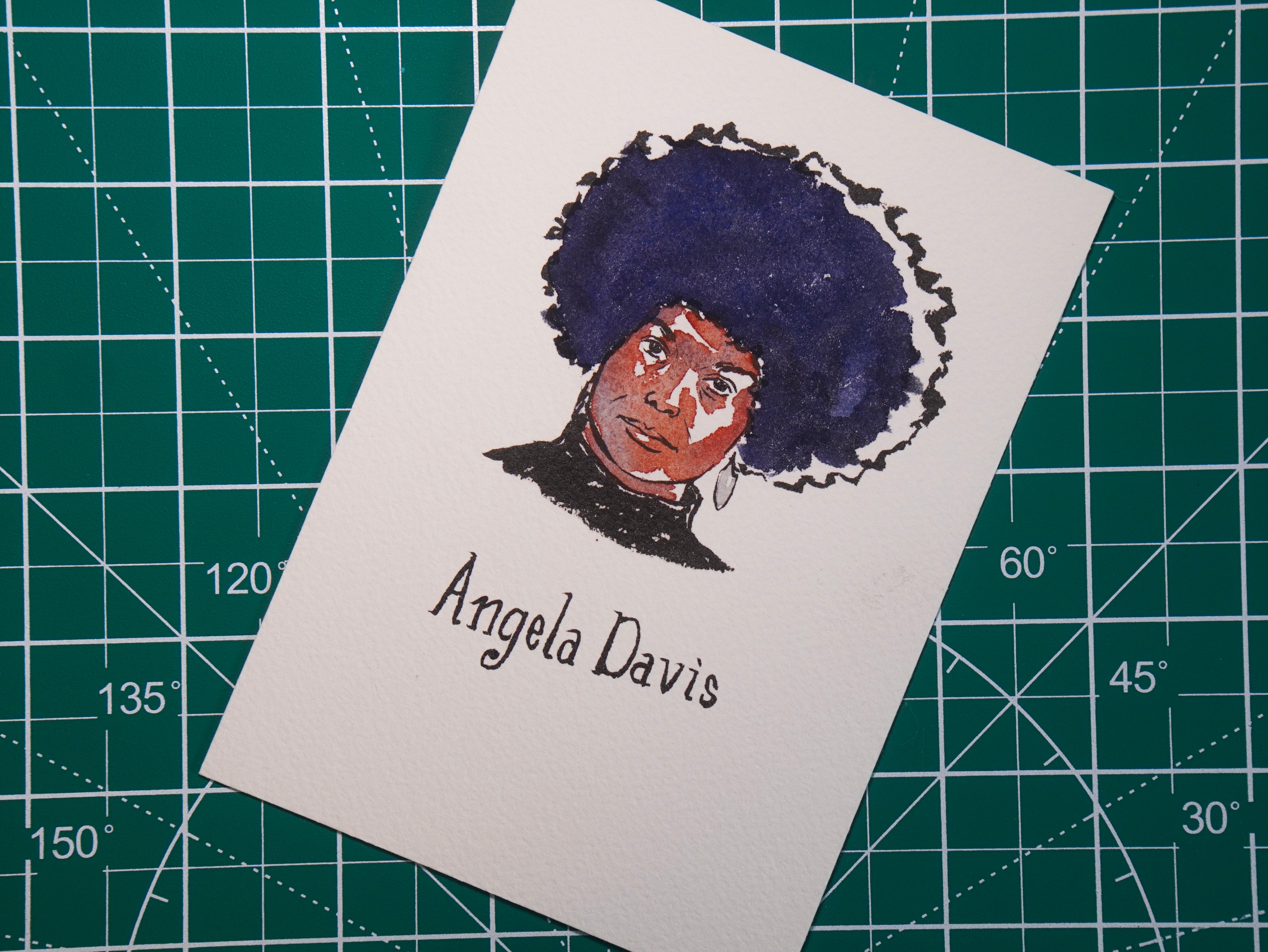 Angela Davis (Illustration Originale)