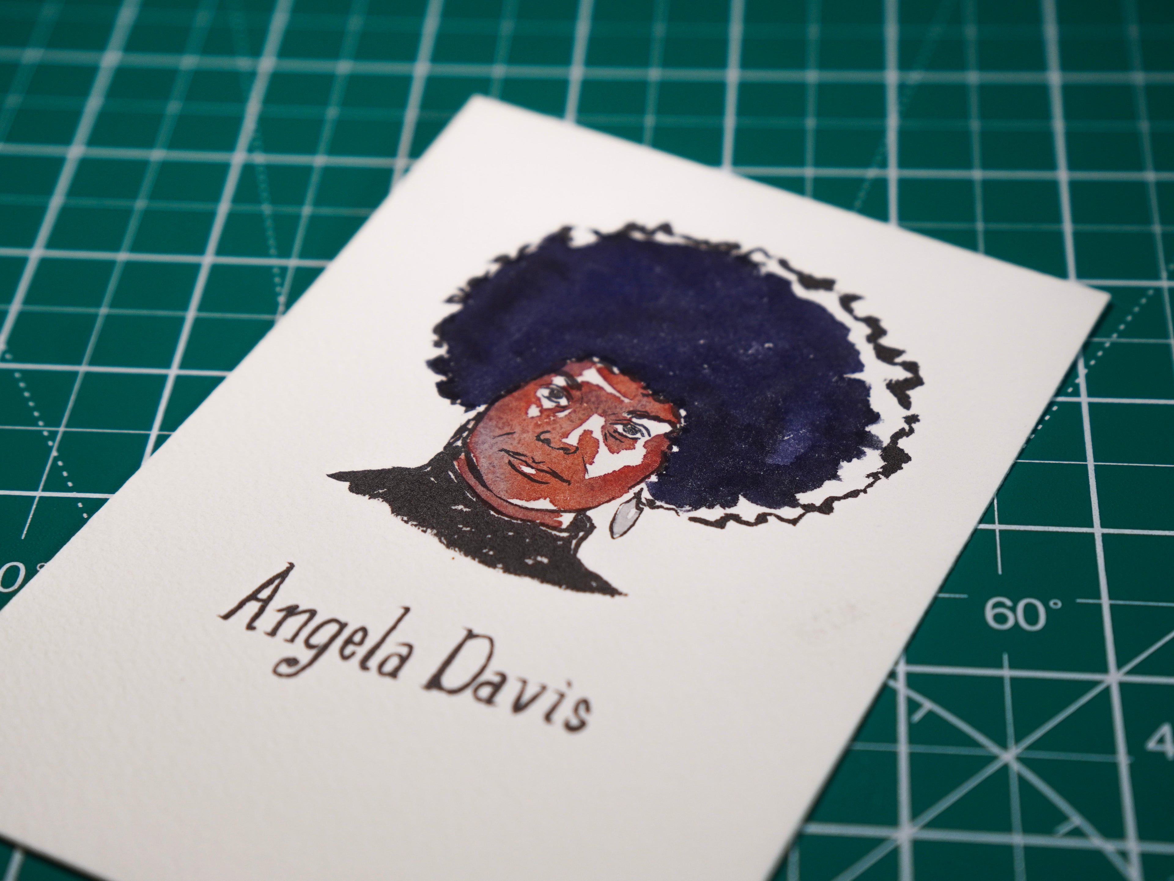 Angela Davis (Illustration Originale)