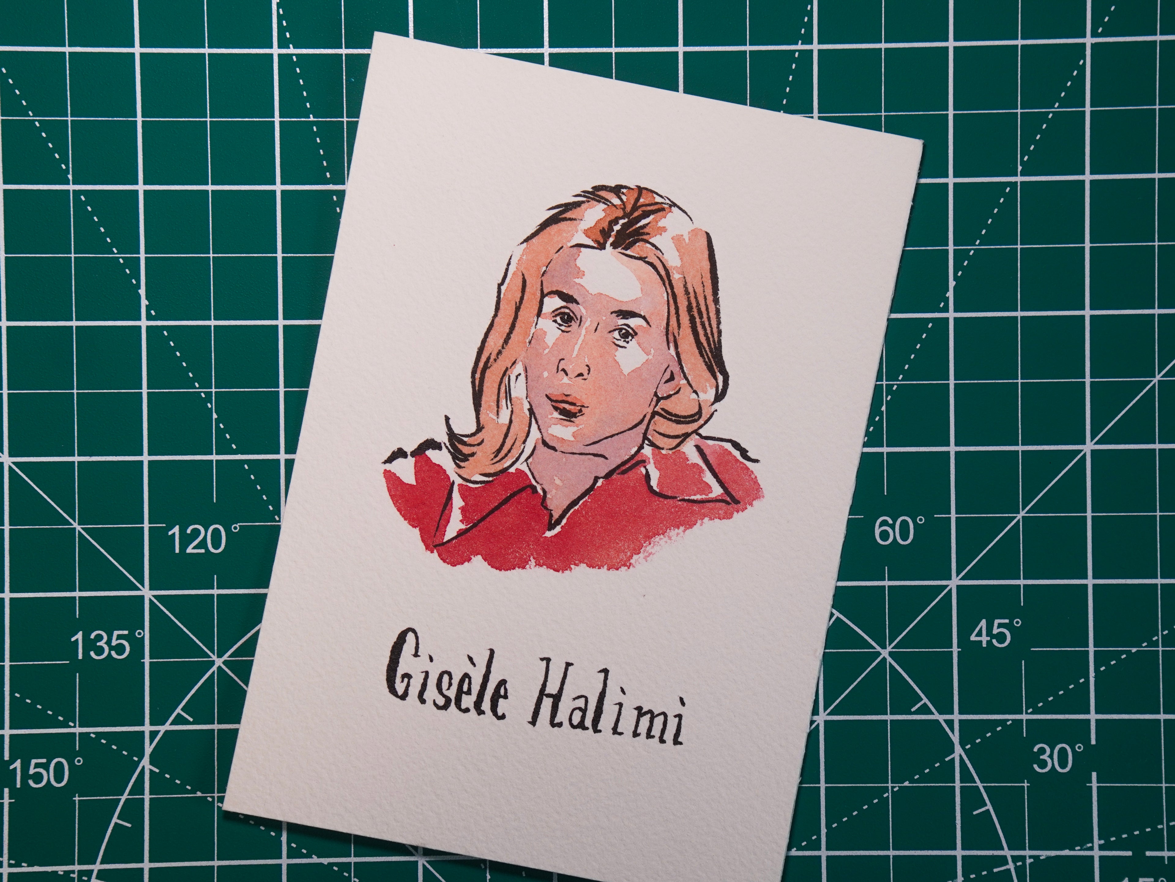Gisèle Halimi (Illustration Originale)