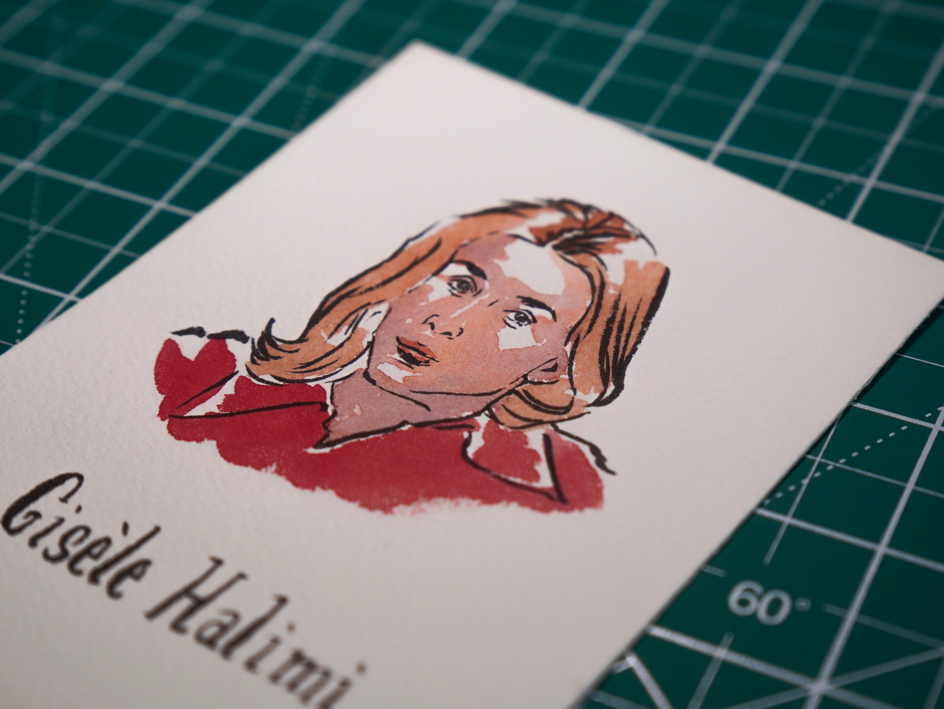 Gisèle Halimi (Illustration Originale)