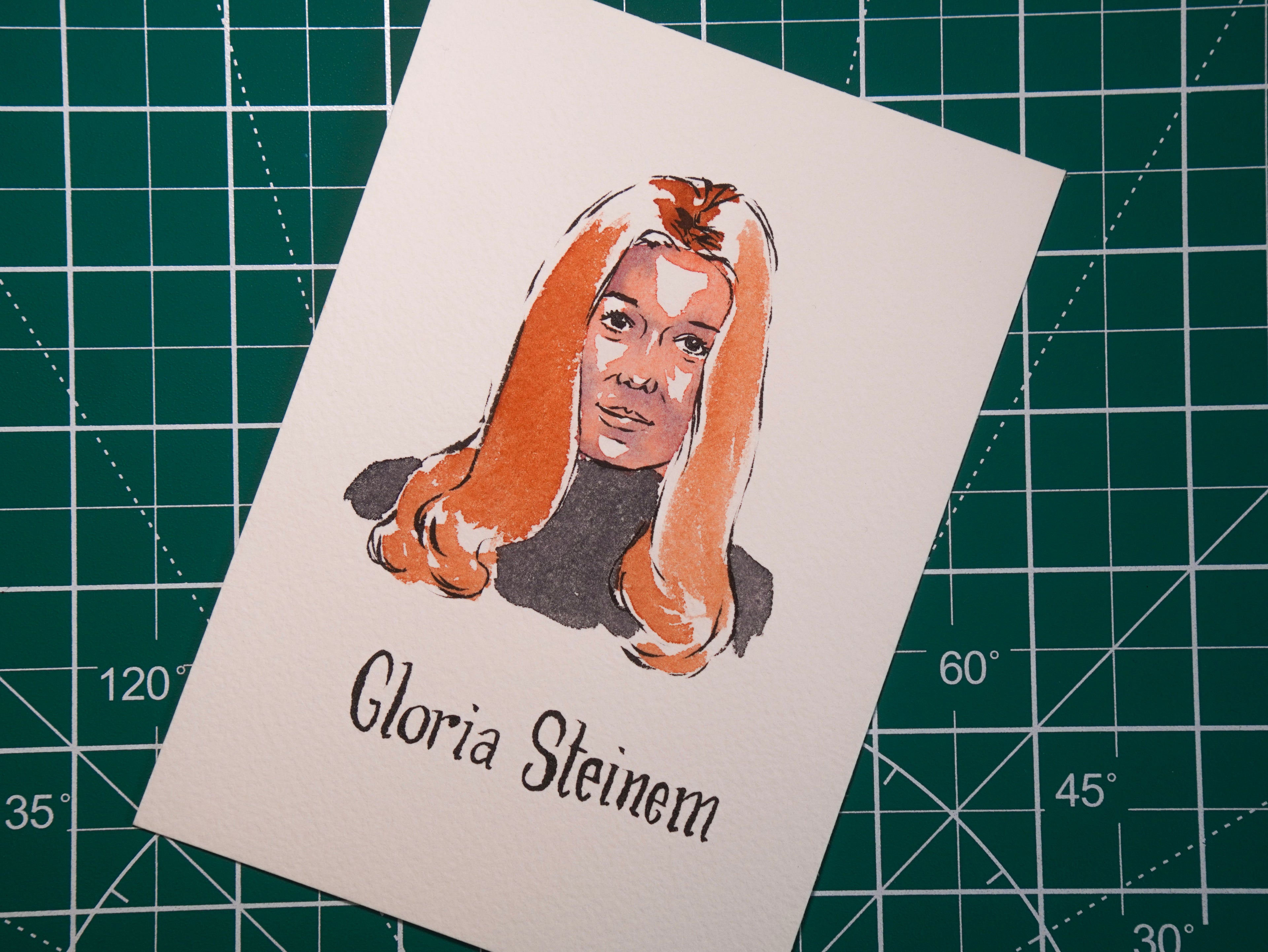 Gloria Steinem (Illustration Originale)
