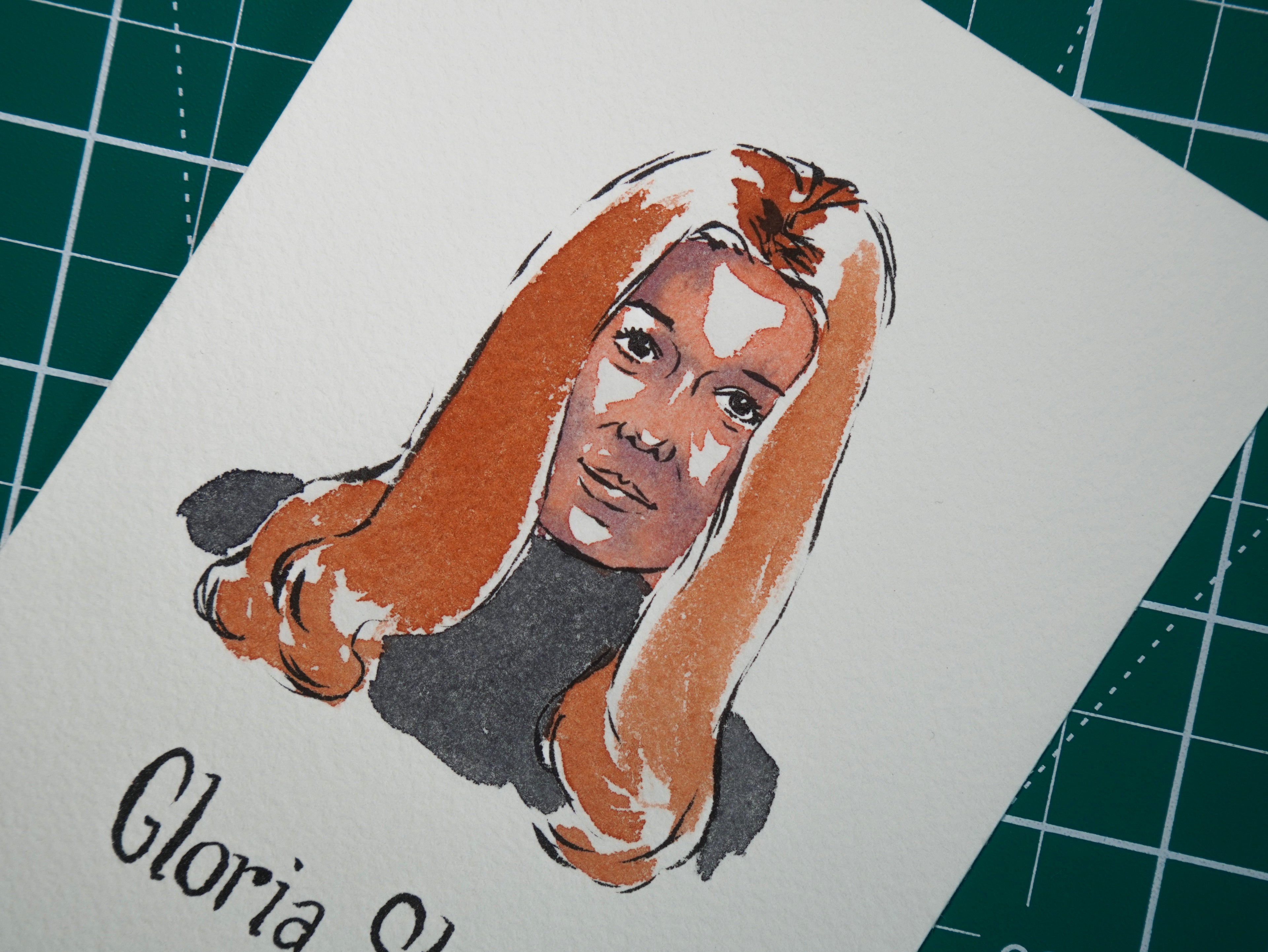 Gloria Steinem (Illustration Originale)