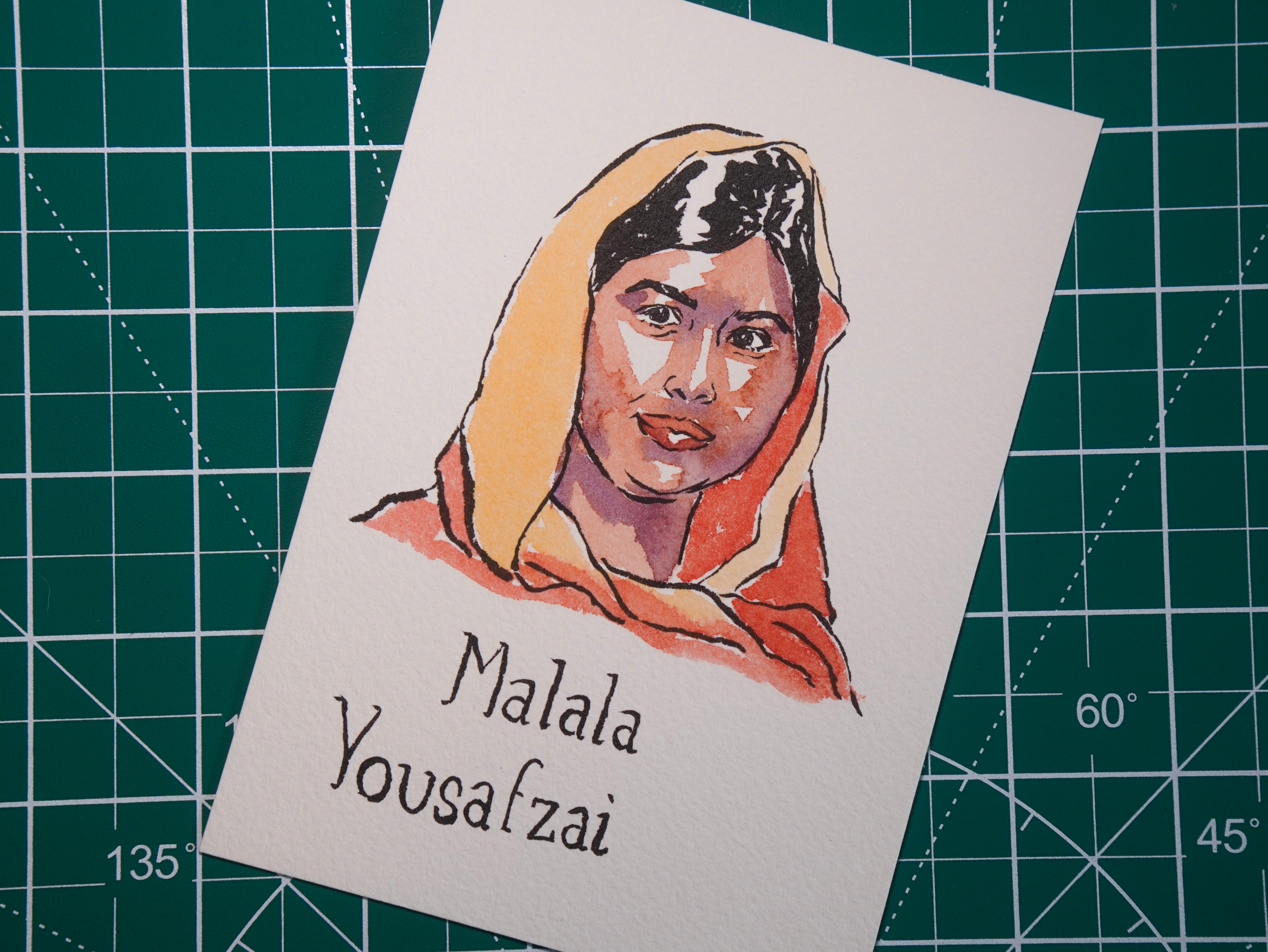 Malala Yousafzai (Illustration Originale)