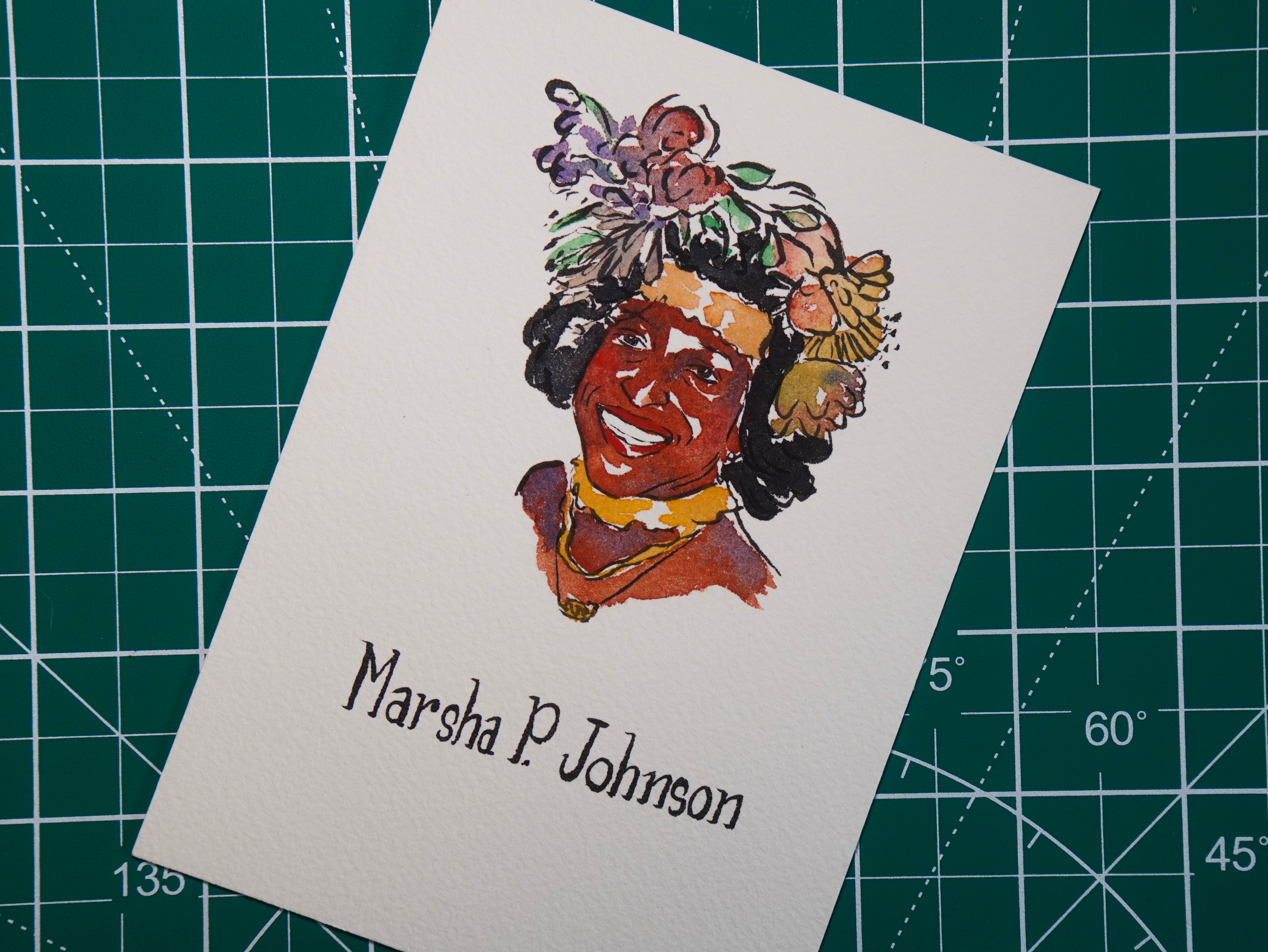 Marsha P. Johnson (Illustration Originale)