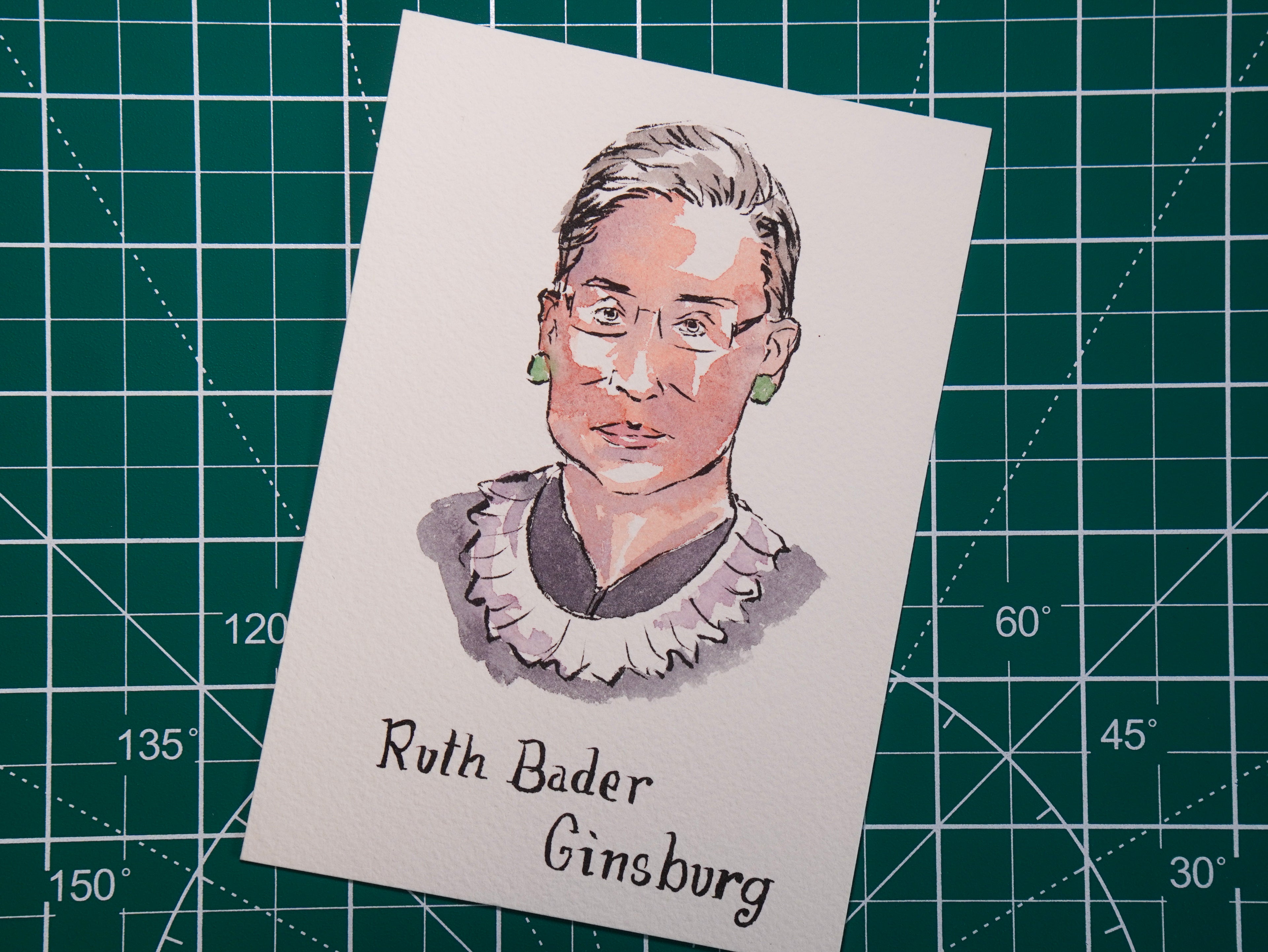 Ruth Bader Ginsburg (Illustration Originale)