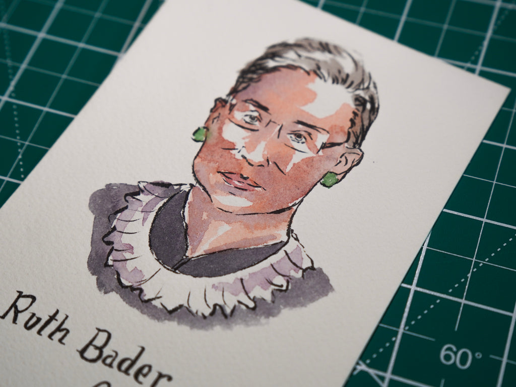 Ruth Bader Ginsburg (Illustration Originale)