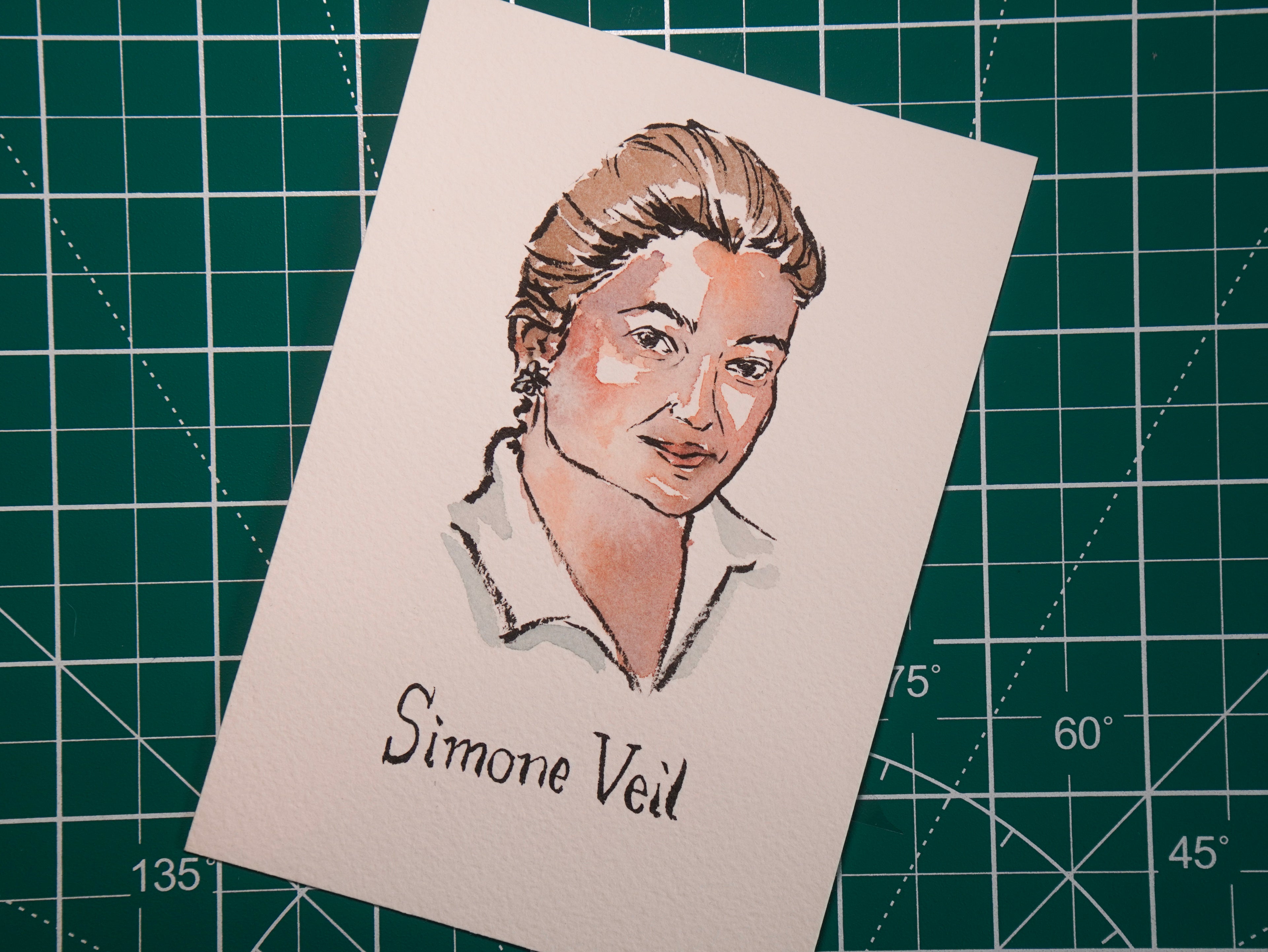 Simone Veil (Illustration Originale)
