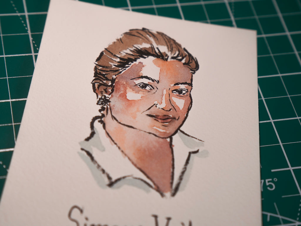 Simone Veil (Illustration Originale)