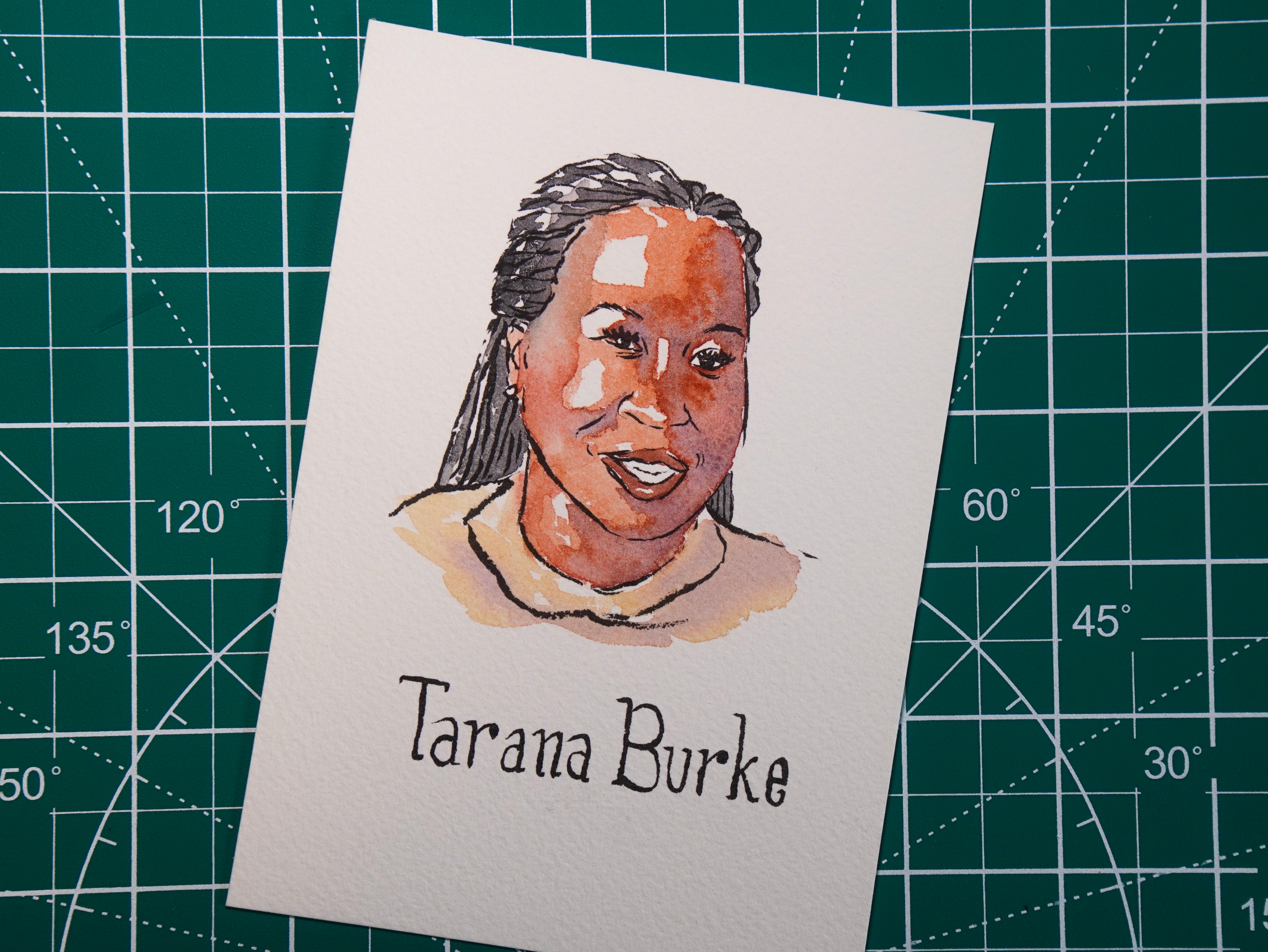Tarana Burke (Illustration Originale)